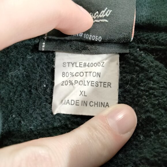 Harley Davidson Full Zip Hooded Jacket XL Y2K Skull Biker Skater Punk Kid Rock - Picture 7 of 7